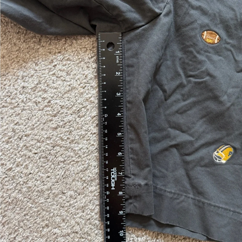 Polo Ralph Lauren Embroidered Shorts Size 33 Classic Fit Gray - Picture 14 of 15